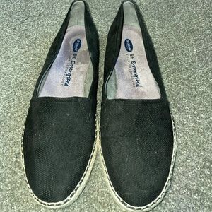 Black slip on shoes